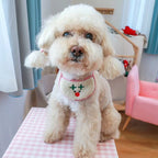Christmas Santa and Reindeer Pet Bibs for Festive Cheer