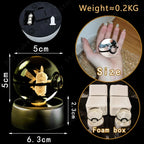 Pokemon Crystal Ball 3D Lamp Night Light