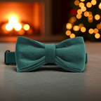 Christmas Viridian Pet Bowtie – Festive Holiday Accessory