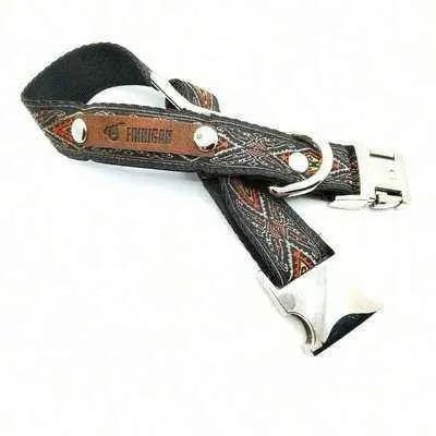 Personalised Embossed Cotton Dog Collar-2